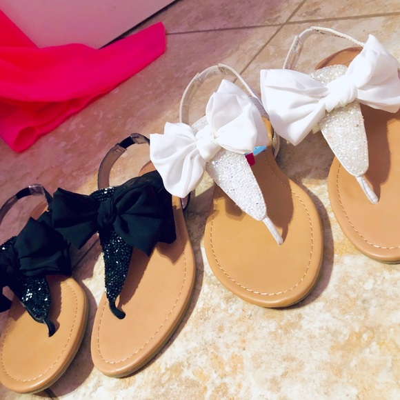 macy's bow sandals